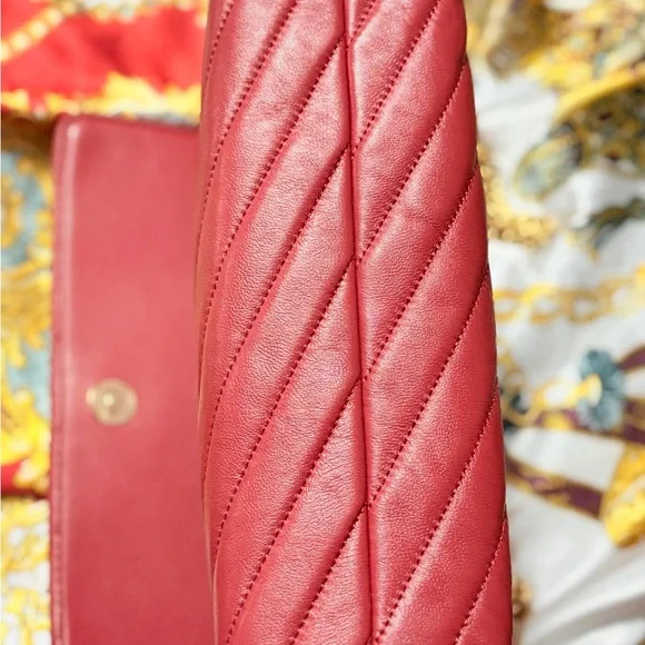 Tory Burch Red Quilted Women's Bag